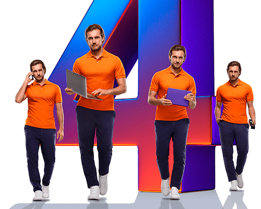 Великолепная четверка Ростелеком в деревня Биктулка (Пермский край)